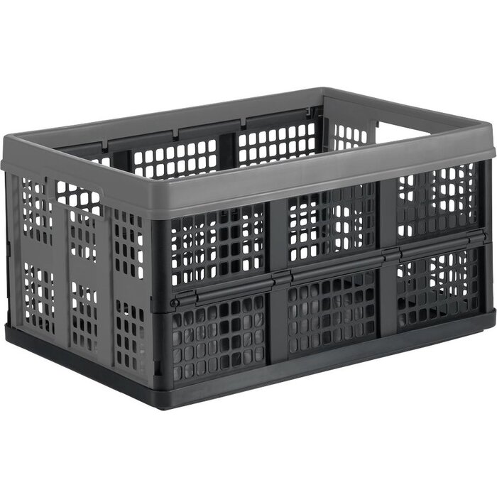 Clax Clax Faltkiste 46 Liter grau-schwarz