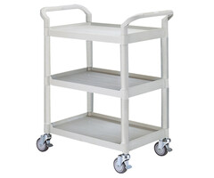 Matador Matador Etagenwagen Typ 808A-3 mit 3 Etagen WEISS L850 x B480 x 1000 mm