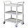 Matador Etagenwagen Typ 808A-3 mit 3 Etagen WEISS L850 x B480 x 1000 mm