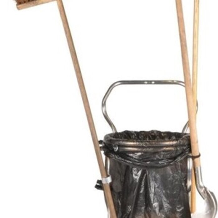 Matador Chariot à déchets Matador Citadin pour sacs de 120 litres. avec anneau de serrage comme support de sac. aluminium mobile