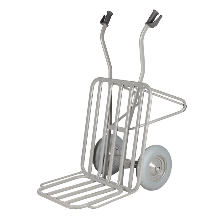 Matador Matador Stroh- und Heuballenkarre, zweiräderig, pannensichere Reifen, Tragkraft 250 kg