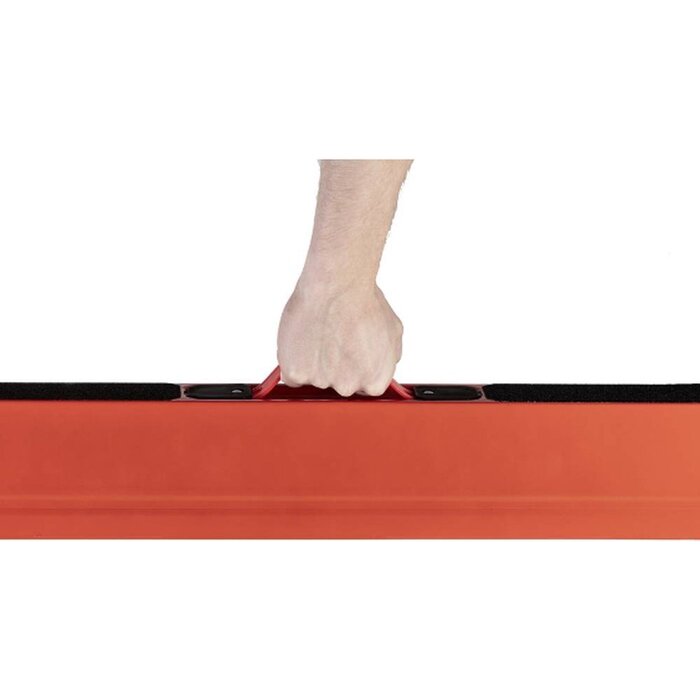 magnahold Magnacart Foldable Trestle - Trestle pliable Max.500KG - Surface de travail antidérapante - 110.8 x 59 x 76 CM - Rouge