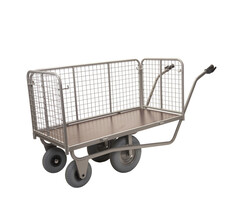 Matador Brouette végétale Matador 1400x600 mm, capacité de charge 100 kg, 4 grilles amovibles, roues increvables