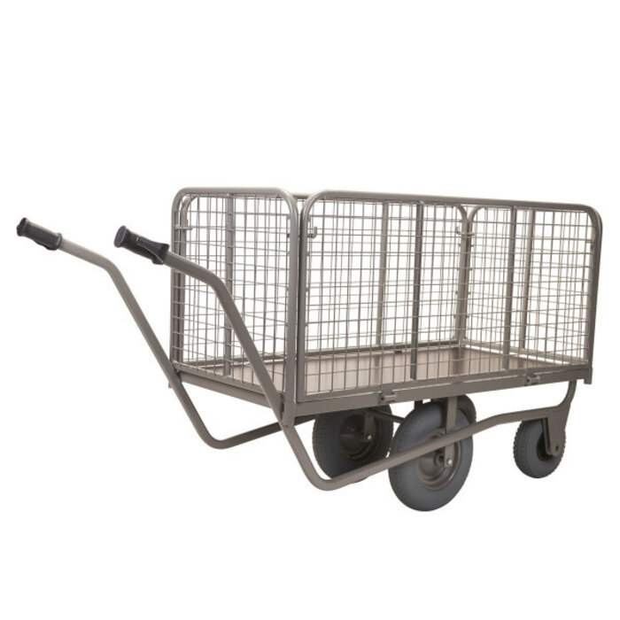 Matador Matador planten plateauwagen 1400x600 mm, 100 kg draagvermogen, 4 uitneembare roosters, lekvrije wielen