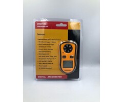 Spider Digitale Anemometer Windsnelheids meter met ingebouwde thermometer