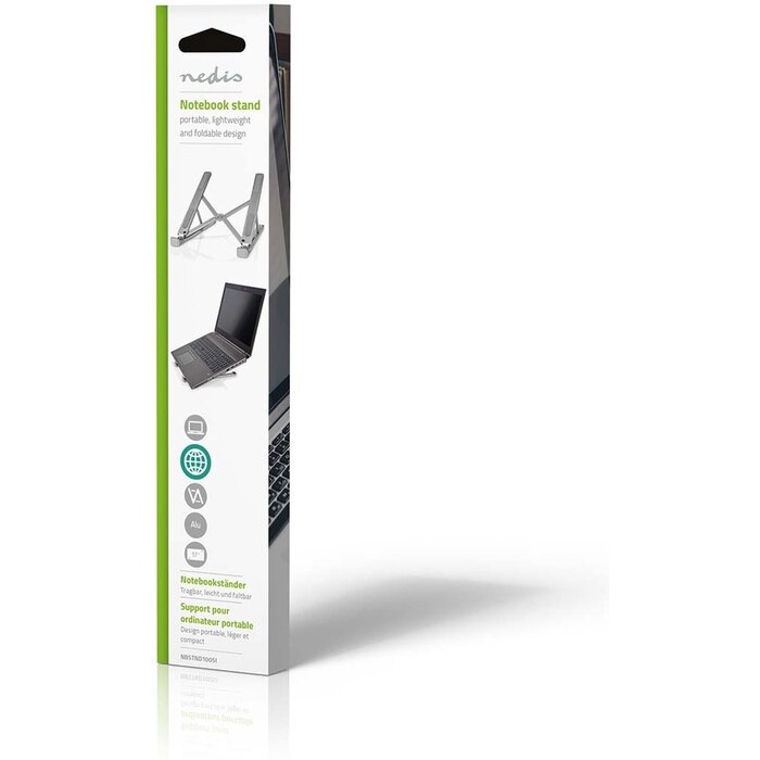 Nedis Support pour ordinateur portable  Nedis - Nombre de positions : 6   17" - Sans éclairage