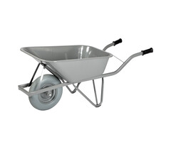 Matador Brouette renforcée Matador 100 litres, pneu anti-crevaison plateau carrée