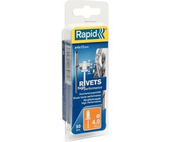 Rapid Rapid Blindklinknagels High Performance Ø 4 x 12 mm incl. Boor 50 st.. Box