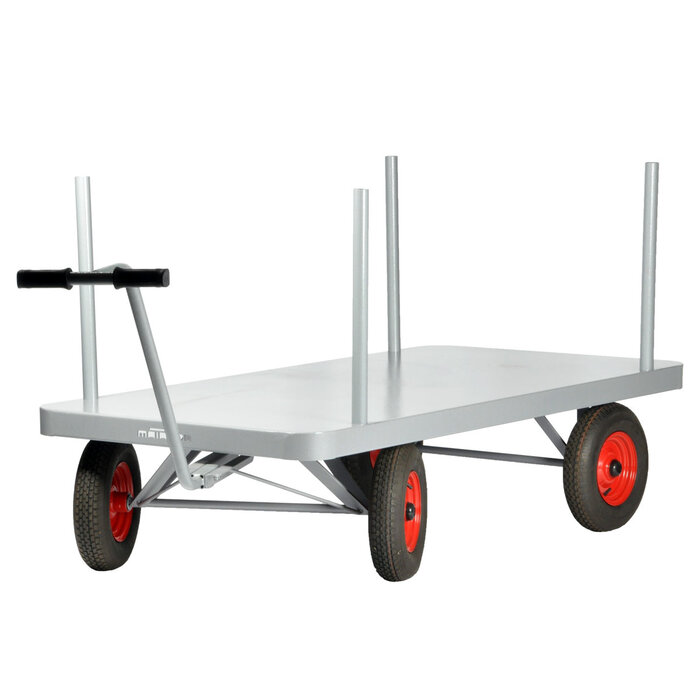 Matador Matador Schamelwagen 2000x1000 mm bis zu 1000 kg inkl. Deichsel mit Luftreifen