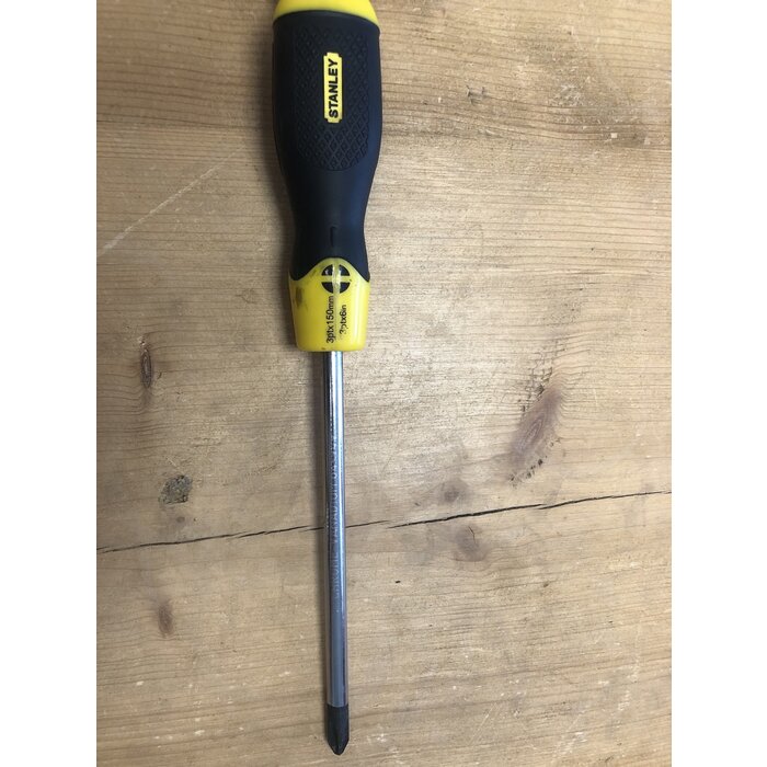 STANLEY Stanley pozidrive schroevendraaier 3ptx 150 mm