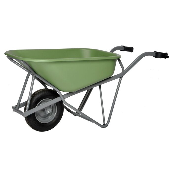 Matador Brouette Matador, 90L hdpe vert Profi-Max Plus avec pneu à profil bloc