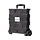 Magnacart Opvouwbare Boodschappentrolley - Draagcapaciteit tot 35KG - Vouwkrat op Wielen - 38 x 36 x 33 - Handvat tot 98CM - Zwart