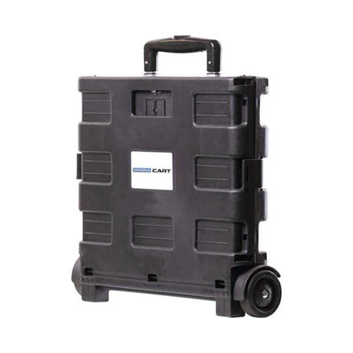 Magna Cart Magnacart Opvouwbare Boodschappentrolley - Draagcapaciteit tot 35KG - Vouwkrat op Wielen - 38 x 36 x 33 - Handvat tot 98CM - Zwart