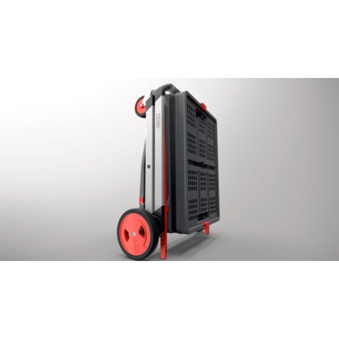 Clax Clax Trolley inklusive Klappkiste - Rot