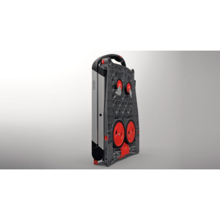 Clax Chariot Clax avec caisse pliante - Rouge