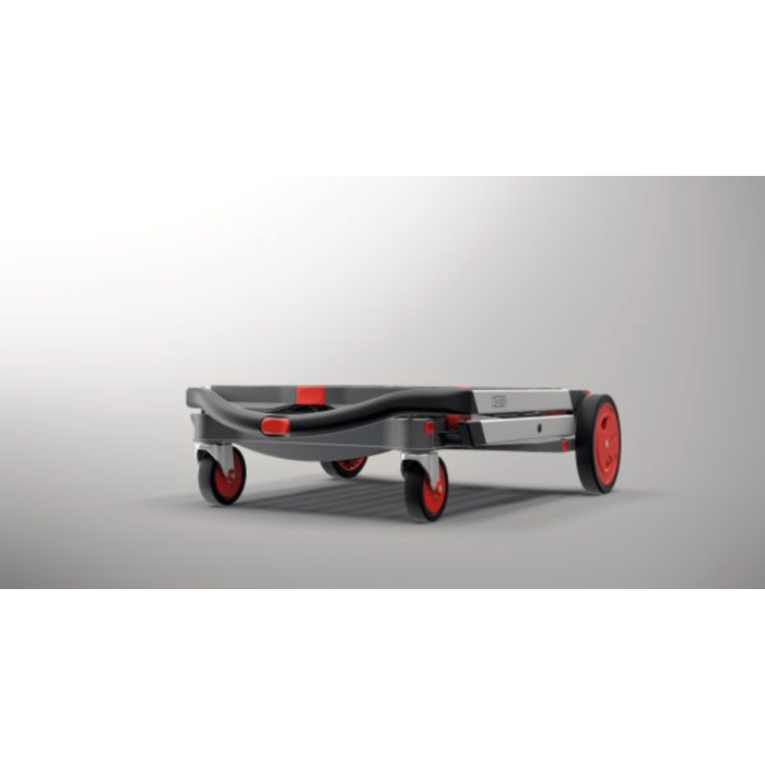 Clax Clax trolley inclusief vouwkrat - Rood