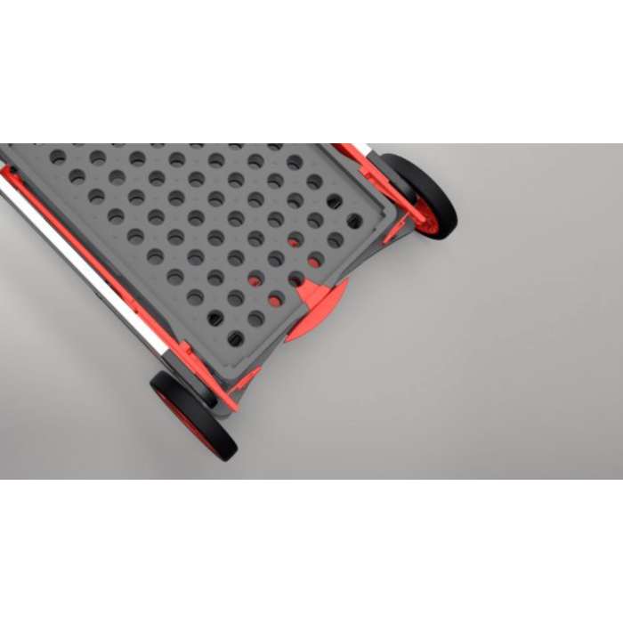 Clax Clax Trolley inklusive Klappkiste - Rot