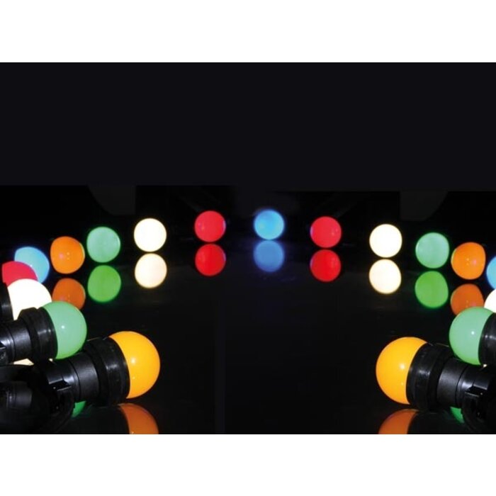 Perel Led-feestslinger met 20 gekleurde led-lampenVelleman