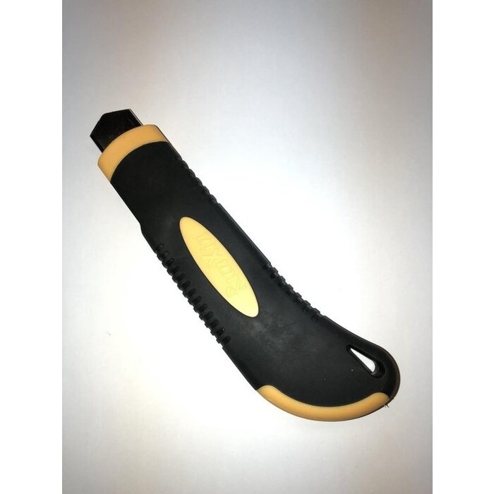 Luxe en degelijk afbreekmes voorzien van messenmagazijn en  automatisch laadstation.