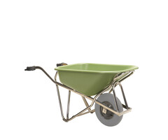 Matador Matador Schubkarre Aluminium 90L Profi-Max Plus HDPE Behälter grün auslaufsicheres Rad