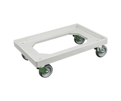 Power Tower Transportframe - dolly voor kunststof kratten van 600 x 400 mm tot 240 kg Grijs