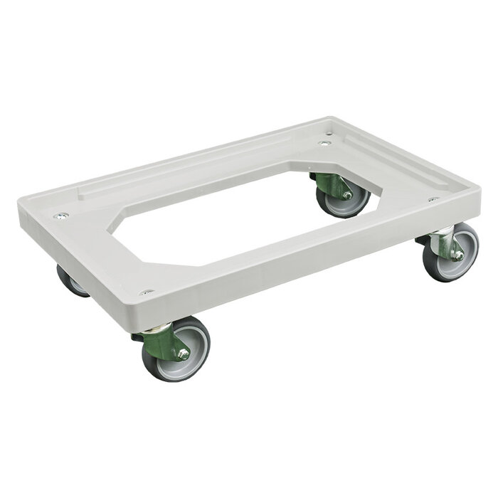 Power Tower Cadre de transport / chariot pour caisses en plastique 600 x 400 mm jusqu'à 240 kg Gris