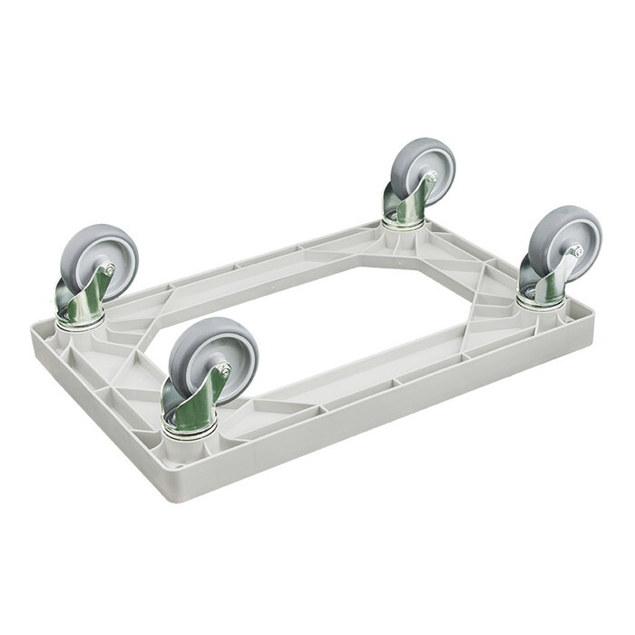 Power Tower Transportframe - dolly voor kunststof kratten van 600 x 400 mm tot 240 kg Grijs