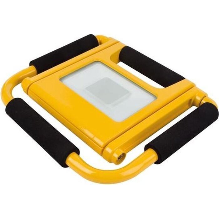 Perel Perel Werklamp Led Herlaadbaar 10 W 4000 K Geel-zwart