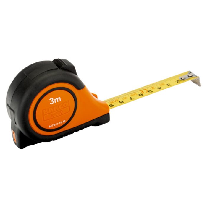 Bahco Bahco rolbandmaat 3 meter x 16 mm met automatische vergrendeling