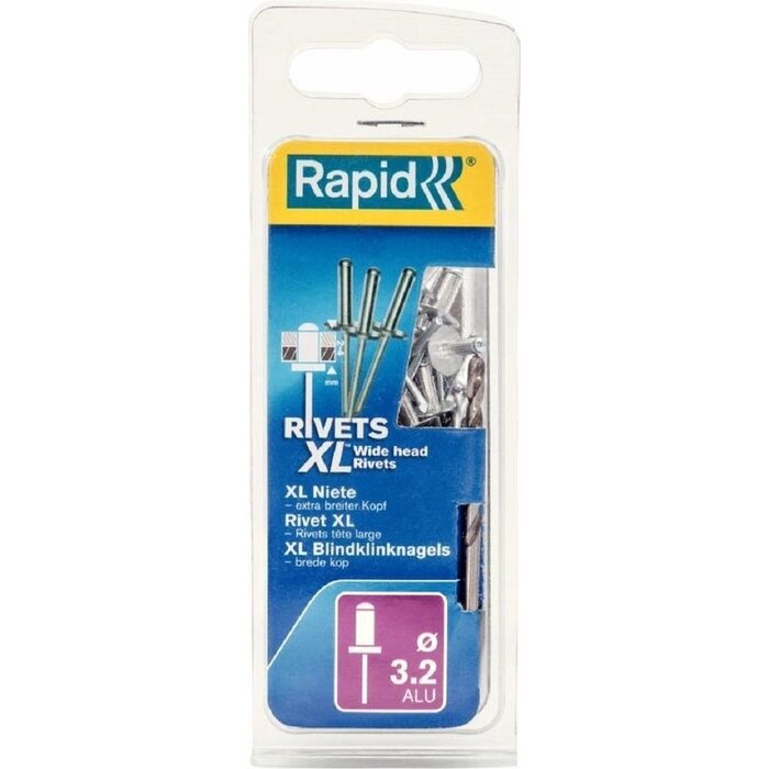Rapid Rapid 5000659 XL Blindklinknagels incl. boor - Aluminium-Staal - 3.2x8mm (50st)