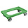 Transportframe - dolly voor kunststof kratten van 600 x 400 mm tot 240 kg Groen