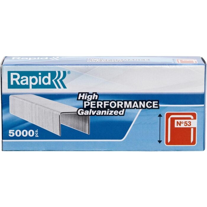 Rapid Rapid Nieten 53-6 mm Gegalvaniseerd 5.000 st.. Box
