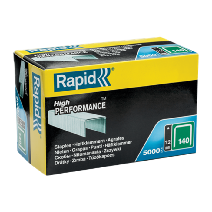 Rapid Rapid Nieten 140-12 mm Gegalvaniseerd 5.000 st.. Box