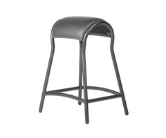 Stool Zami. Ergo Sitstand, Alu zwart RAL 9005