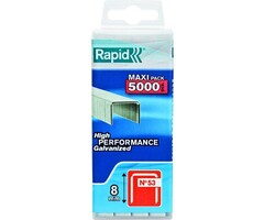 Rapid Rapid Nieten 53-8 mm Gegalvaniseerd 5.000 st.. Kunststofbox