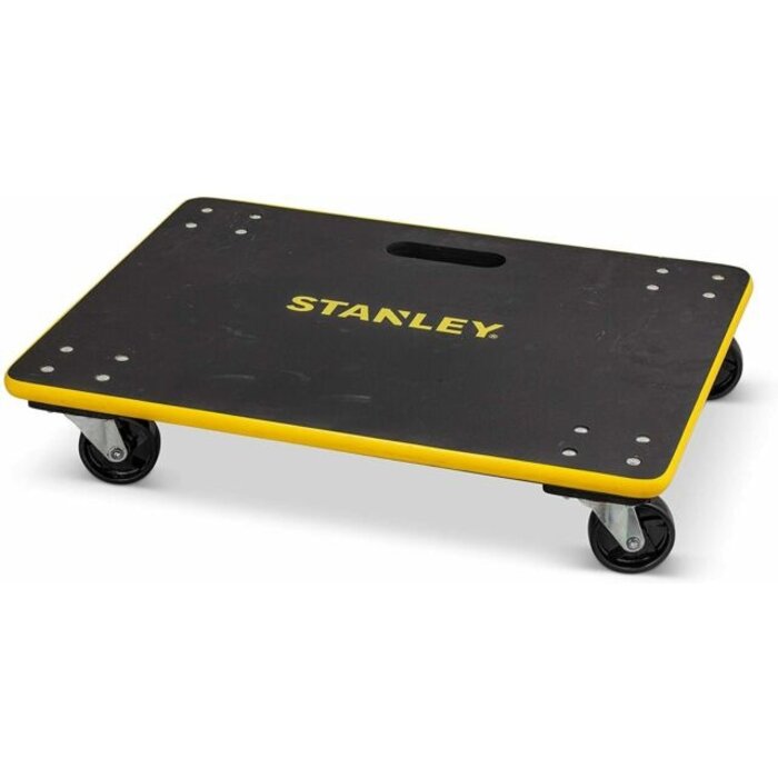 STANLEY Stanley Meubelroller MS572 - Draagcapaciteit tot 200KG - Transporthulp - 45 x 30 x 13,5 CM - Kunststof - Zwart/Geel