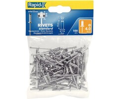 Rapid Rapid Standaard snelle klinknagel Ø4.0 x 12 mm - 5000379