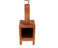 Esschert Design Chauffage de terrasse Dutchlander couleur rouille S