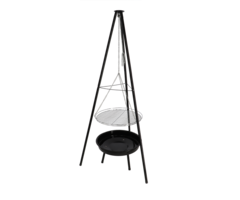 Esschert Design Bol à feu Dutchlander BBQ avec trépied