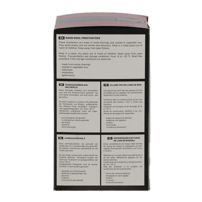 Esschert Design Wokkels d'allumage Dutchlander 32 pièces