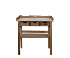 Esschert Design Esschert Design -oppottafel - met 3 lades - bruin