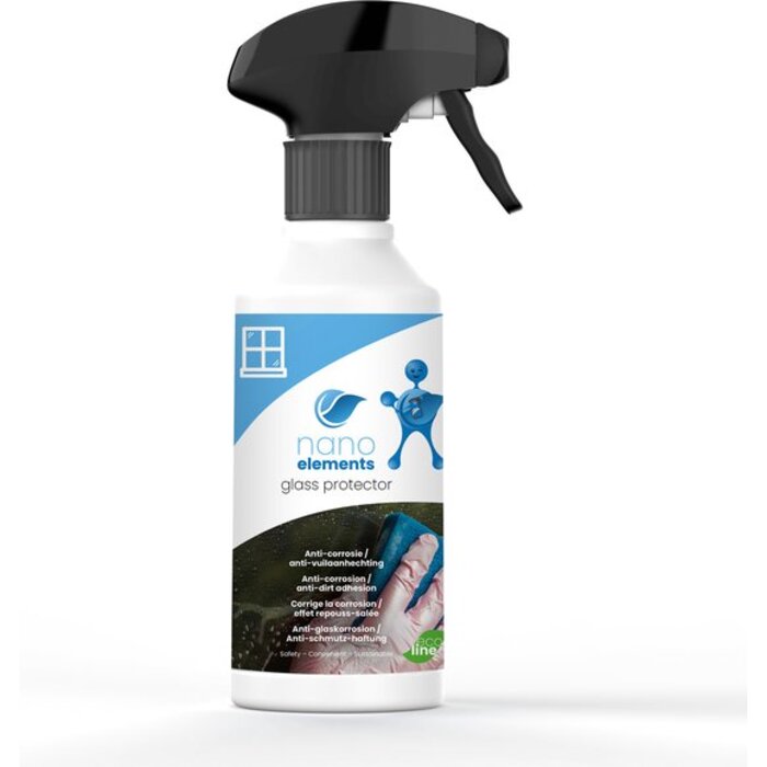 Power Tower Nano Elements - Eco Glass Protector - 500ml - Protecteur de verre respectueux de l&#039;environnement - Aide à la corrosion du verre - Adhésion anti-salissures
