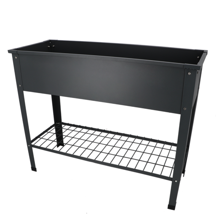 Esschert Design Dutchlander Boîte à langer surélevée métal anthracite L