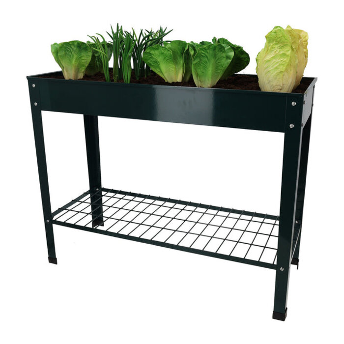 Esschert Design Dutchlander Boîte à langer surélevée métal anthracite L