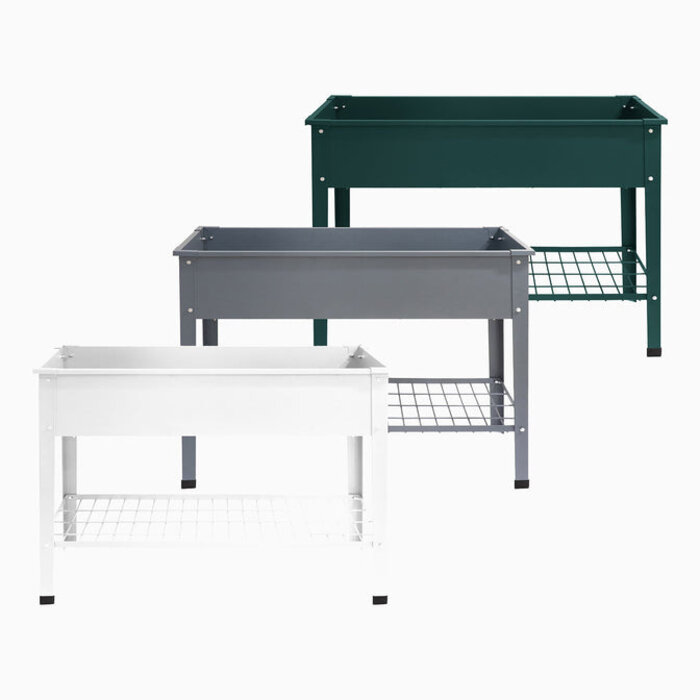 Esschert Design Dutchlander Erhöhte Kinderzimmerbox Metall anthrazit L