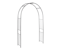 Esschert Design Dutchlander Rosenbogen 134,5 x D 37 x H 220,5 cm