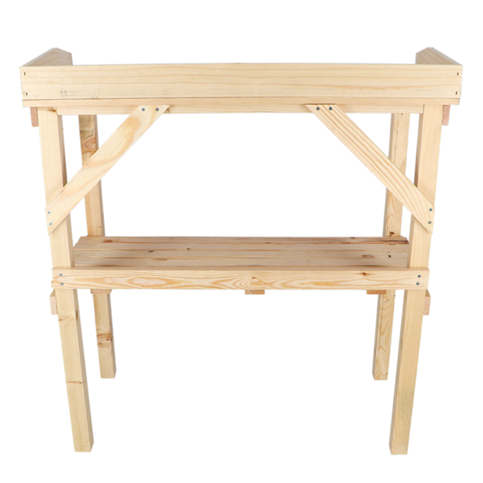 Esschert Design Table de rempotage Dutchlander en bois uni