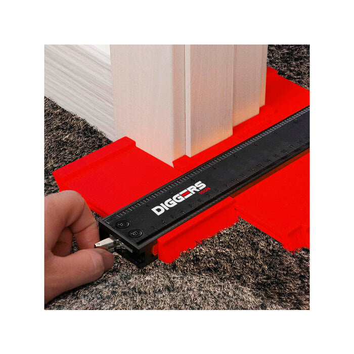 Diggers Diggers Anreißer 12 cm - Konturenschablone - Laminierwerkzeug