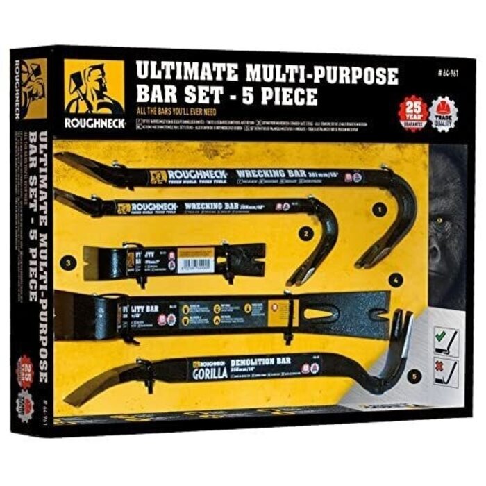 Roughneck Roughneck Multi-Purpose crowbar set 5 -piece