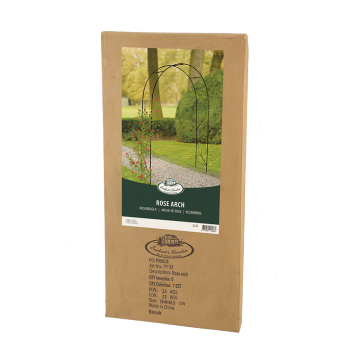 Esschert Design Dutchlander rozenboog krul 134,5 x D 37 x H 220,5 cm